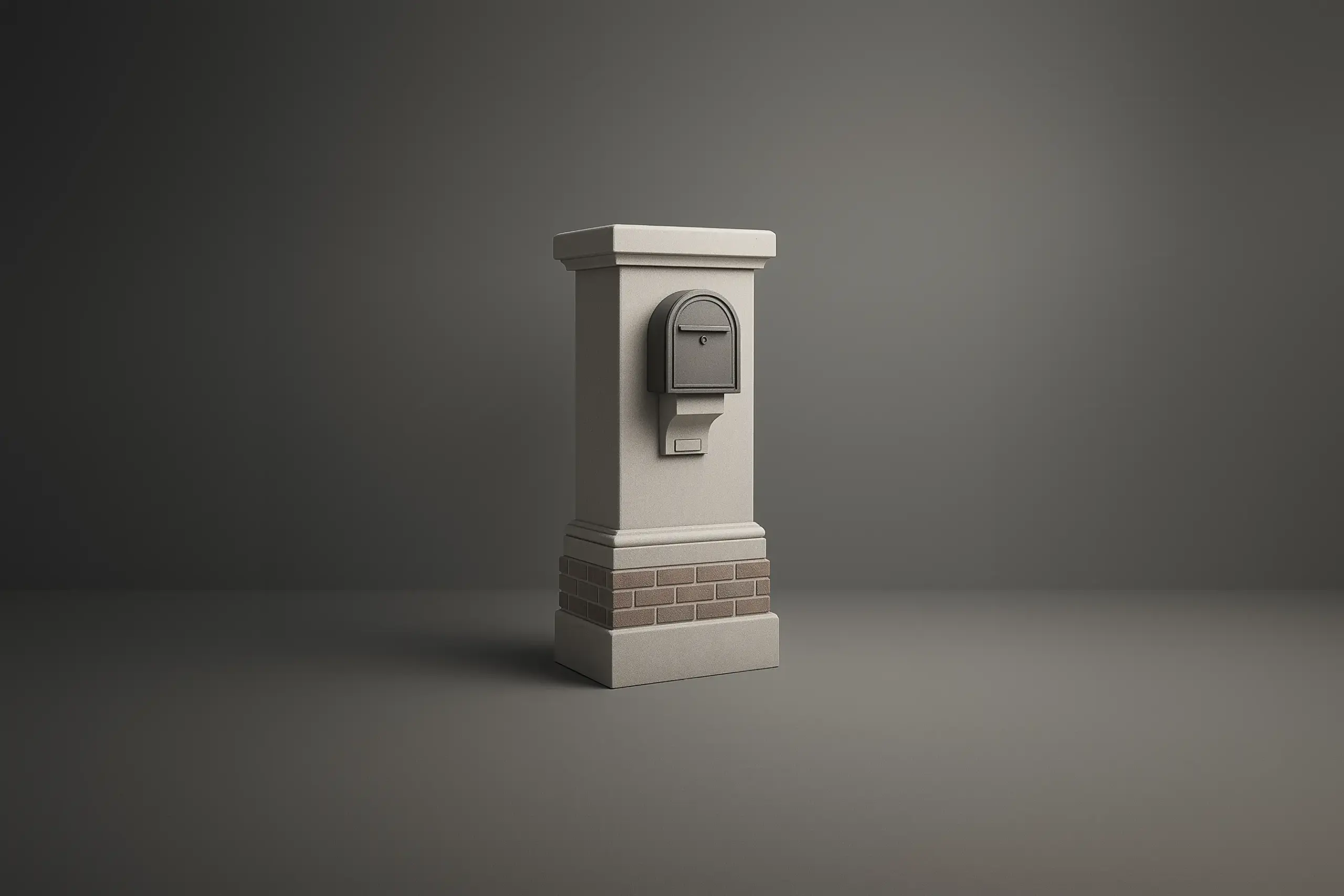 Stucco Mailboxes