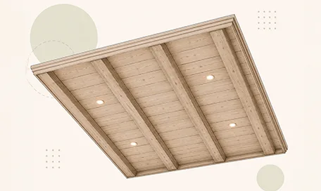 Ceiling Faux Wood Planks