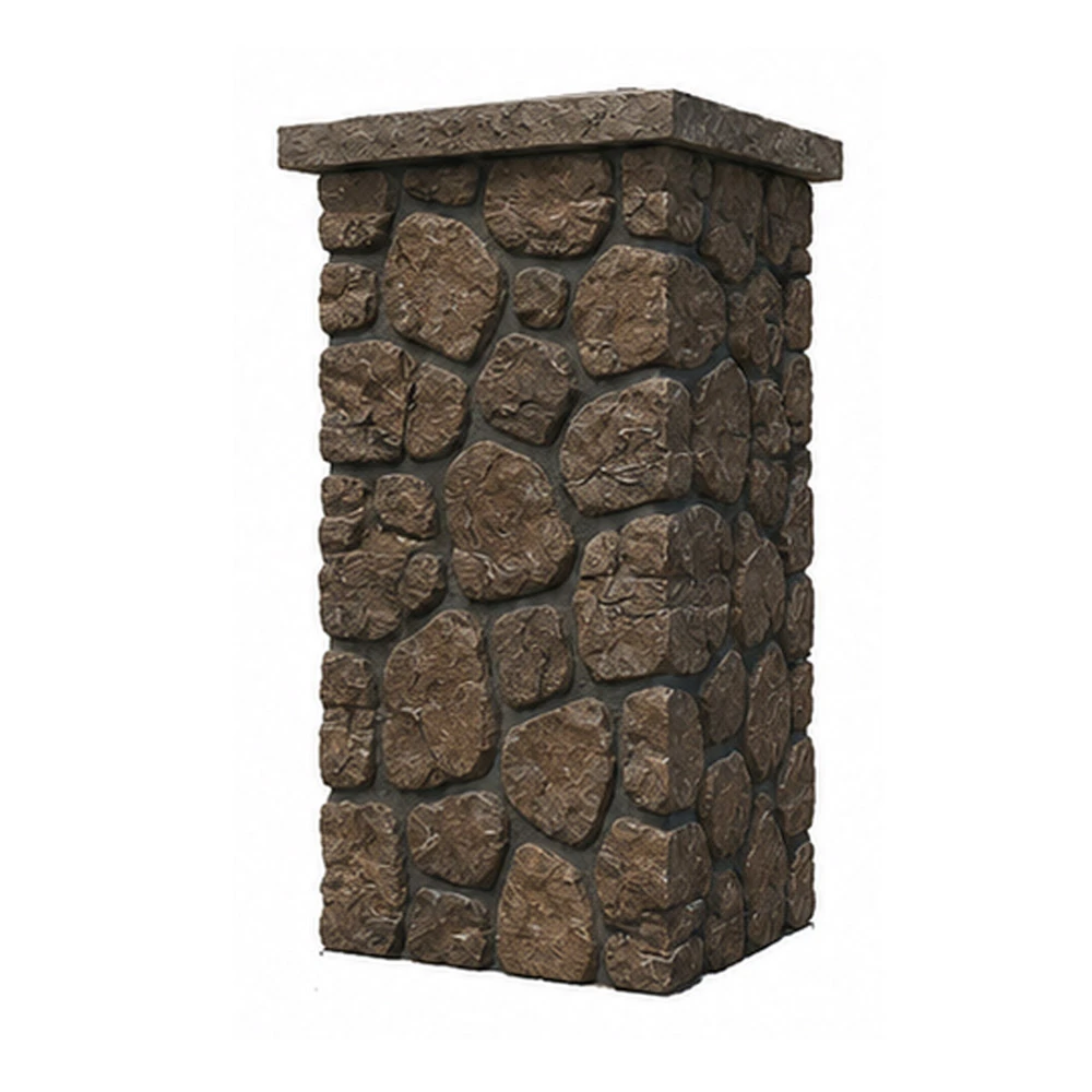 Faux Stone Column Wraps 5 1