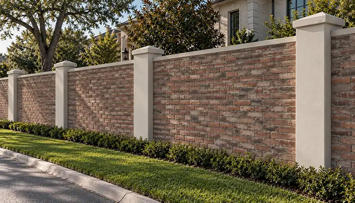 Stucco Architectural Fencing System Countryside Grace
