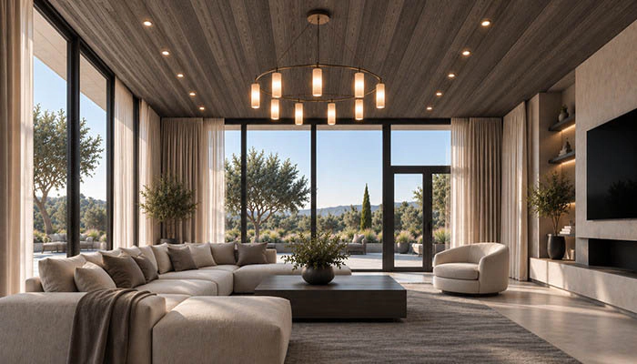 Ceiling Faux Wood Planks 2