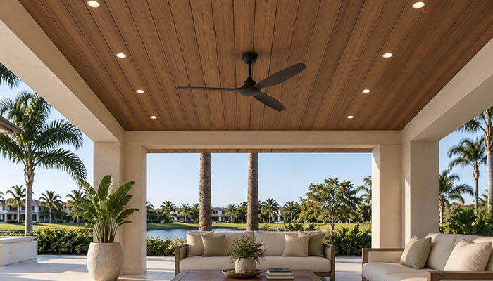 Ceiling Faux Wood Planks 3