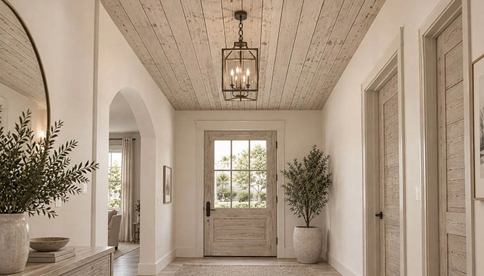 Ceiling Faux Wood Planks 4