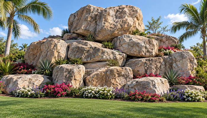 Themed Rockwork Faux Boulders 6