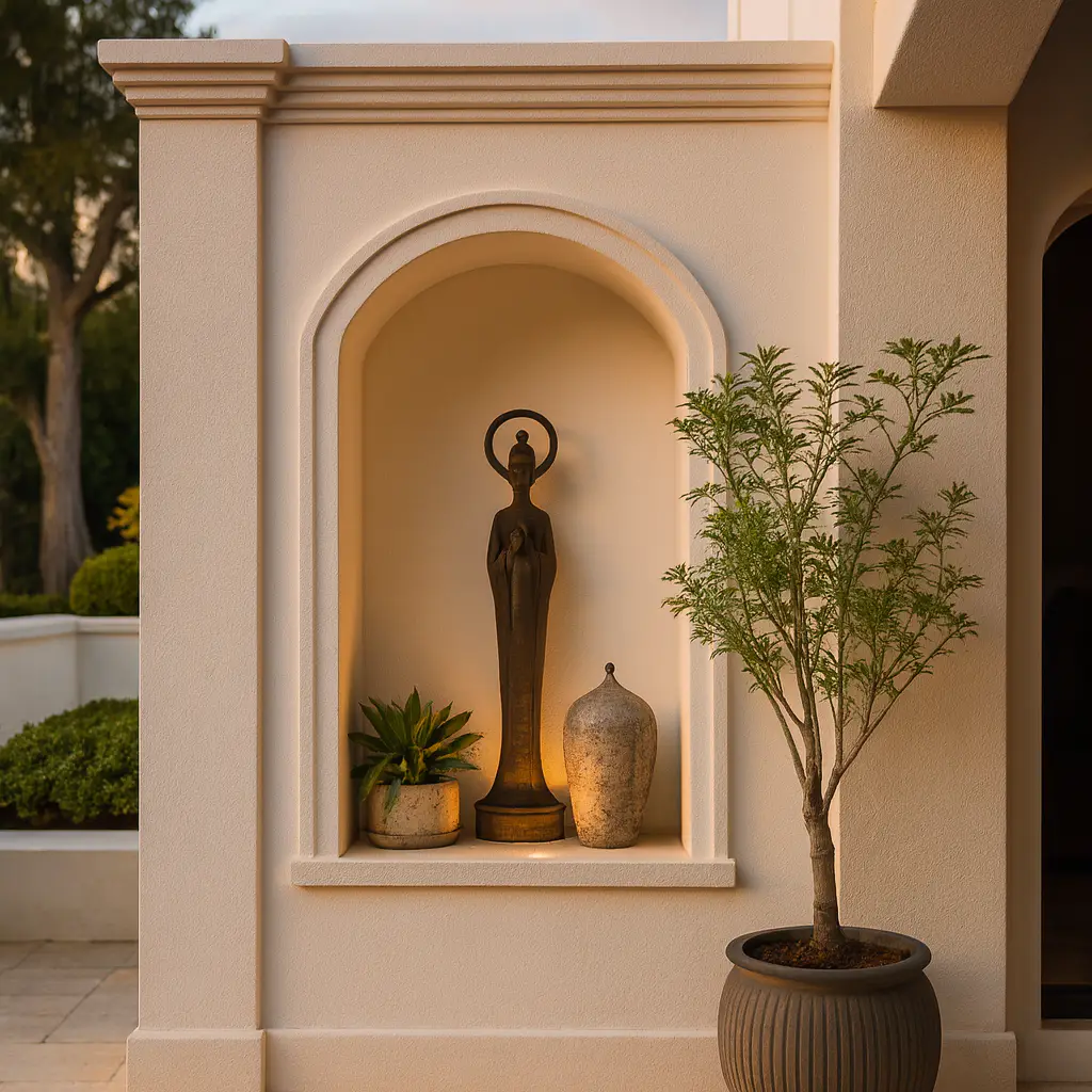 decorative wall niche