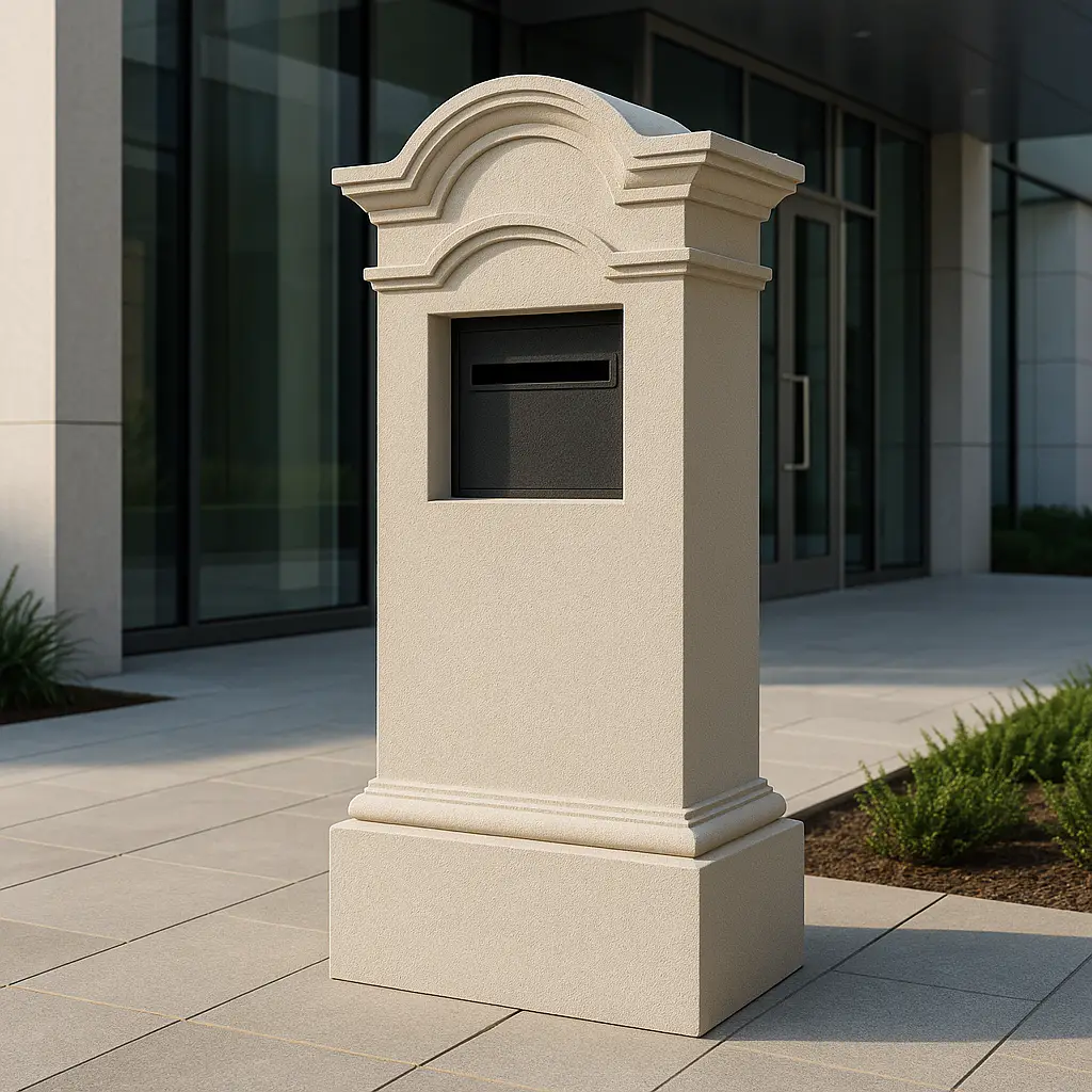 stucco mailbox ideas