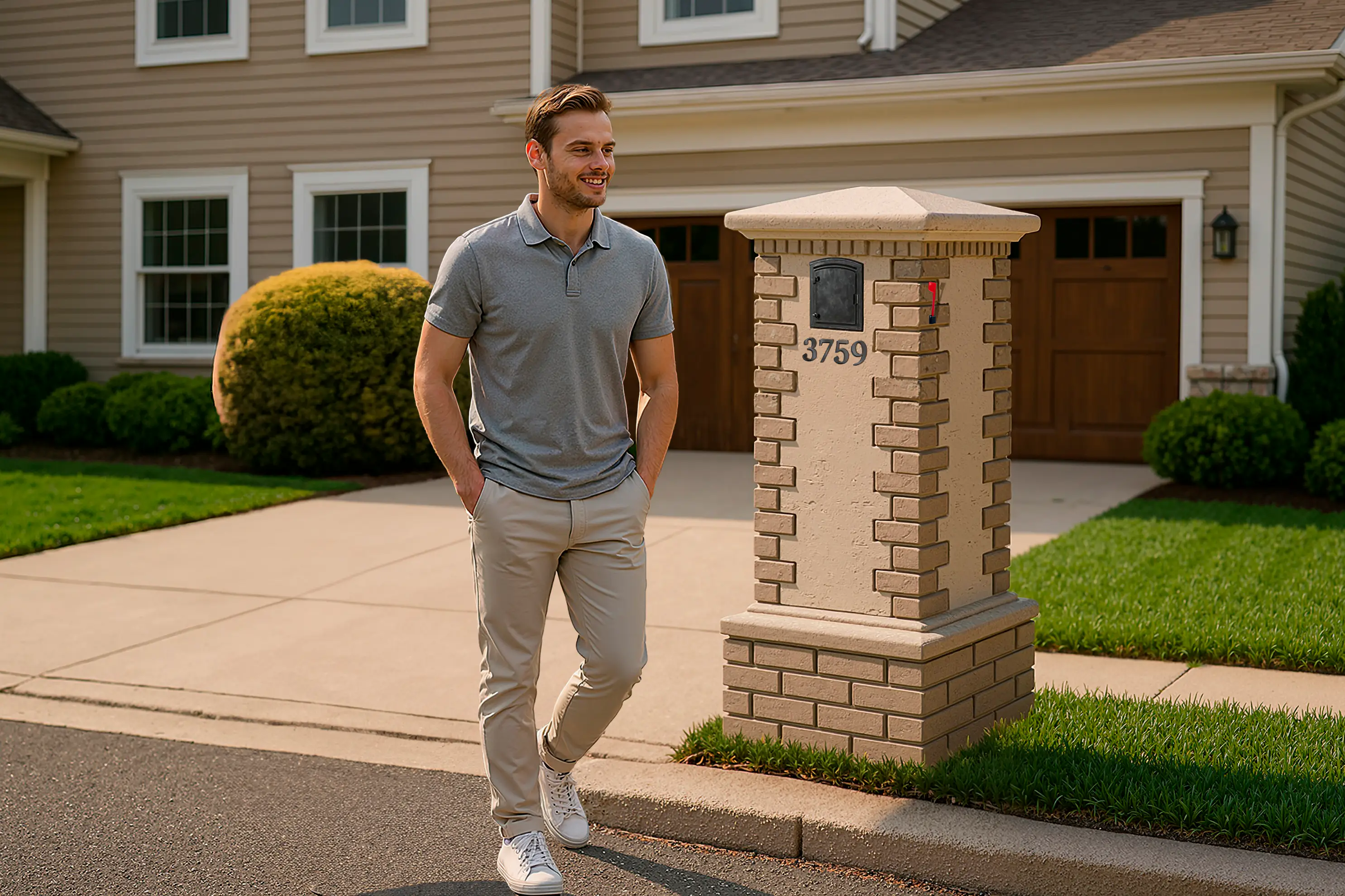 5_stucco mailbox designs