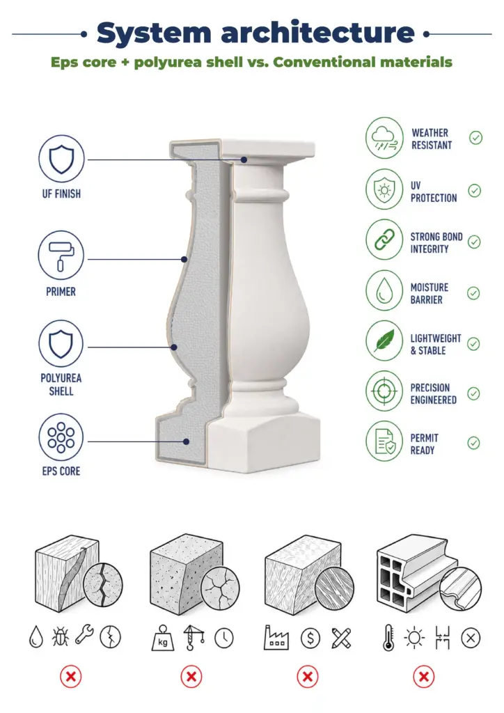 01 Juliet Balcony Decorative Kits
