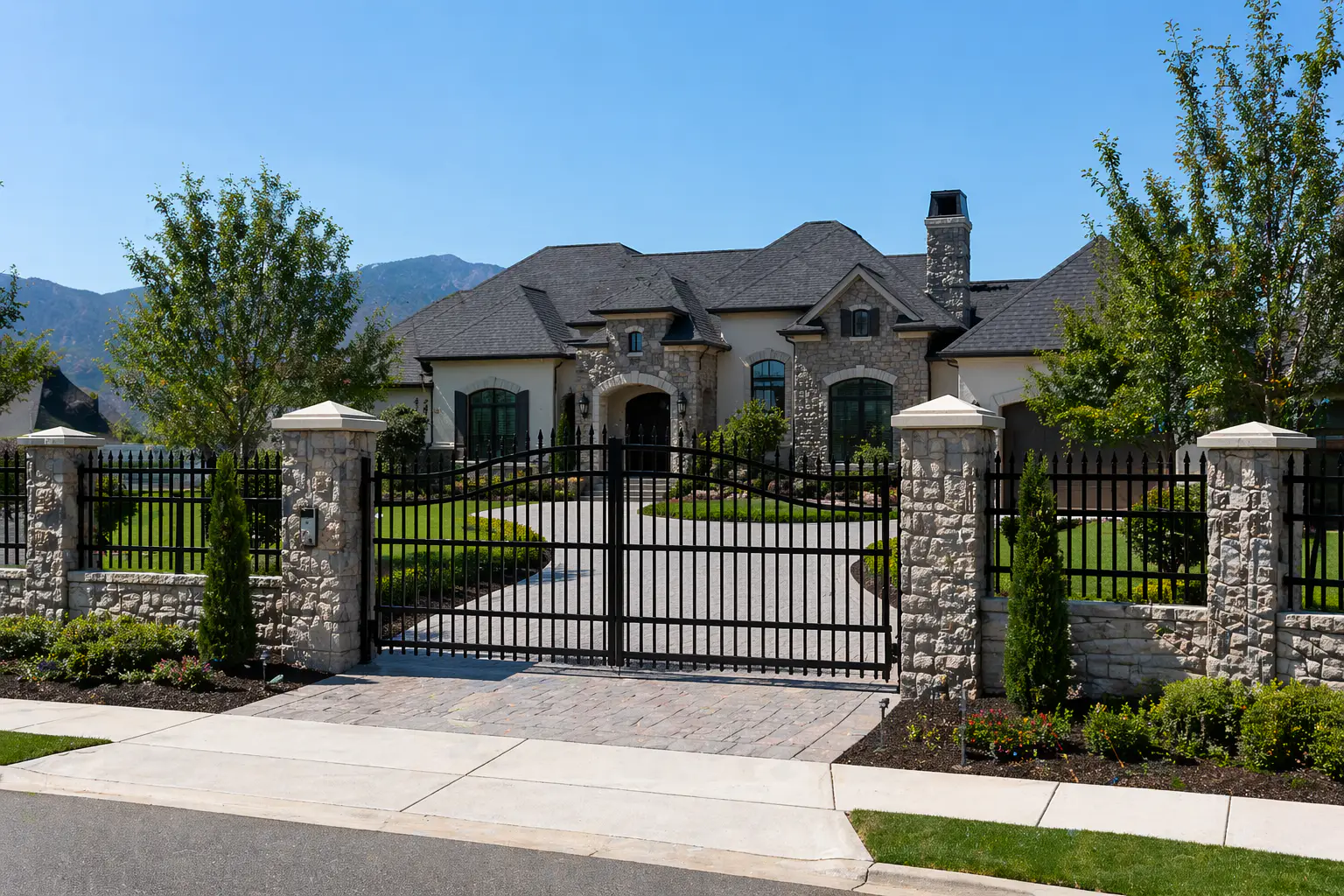 Private Residence Stucco Fence Fort Myers FL 2