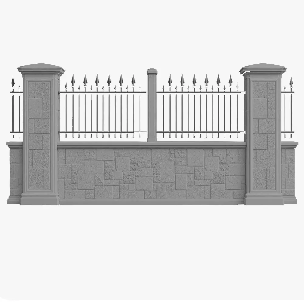 Stucco Architectural Fencing Systems 1