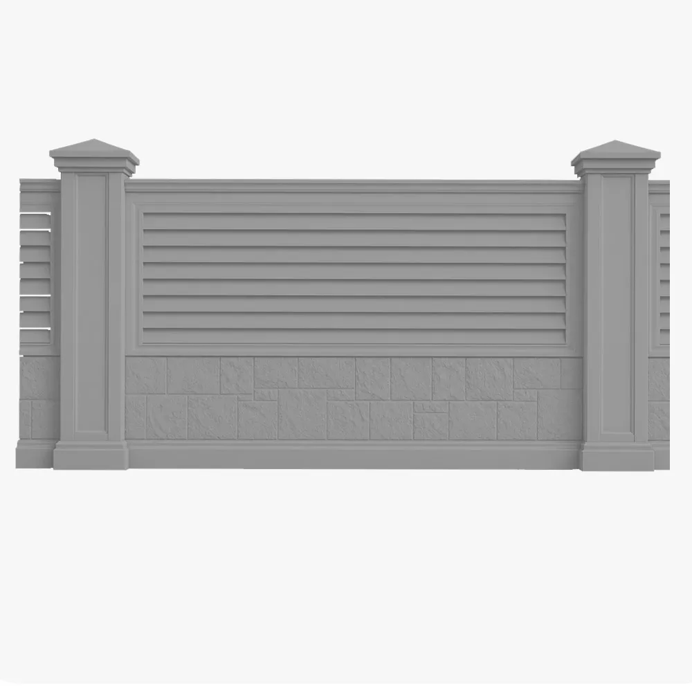 Stucco Architectural Fencing Systems 2