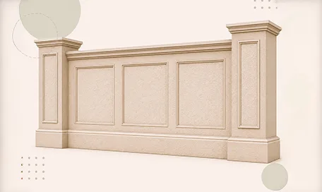 Stucco Architectural Fencing Systems