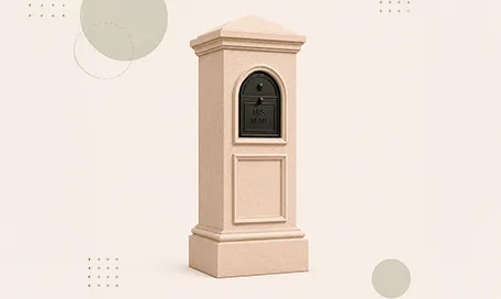 Stucco Mailboxes And Lamp Posts Kits